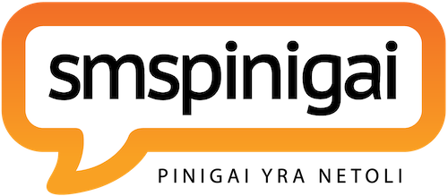 smspinigai
